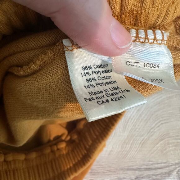 Stark X Velour Jogger Set Warm Goldenrod S/M - Picture 13 of 16